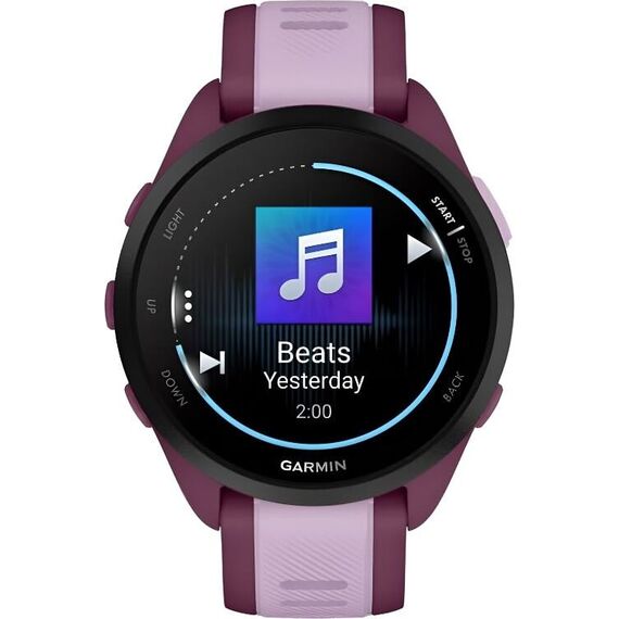 Смарт-часы Garmin Forerunner 165 Music Berry/Lilac, МУЗЫКА (легко загрузите на часы до 500 песен): Да, Цвет: Berry/Lilac, изображение 5 Смарт-часы Garmin Forerunner 165 Music Berry/Lilac, МУЗЫКА (легко загрузите на часы до 500 песен): Да, Цвет: Berry/Lilac, изображение 5