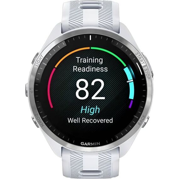 Смарт-часы Garmin Forerunner 965 Titanium Bezel with Whitestone Case and Whitestone/Powder Gray, Цвет: Whitestone/Powder Gray, изображение 5 Смарт-часы Garmin Forerunner 965 Titanium Bezel with Whitestone Case and Whitestone/Powder Gray, Цвет: Whitestone/Powder Gray, изображение 5