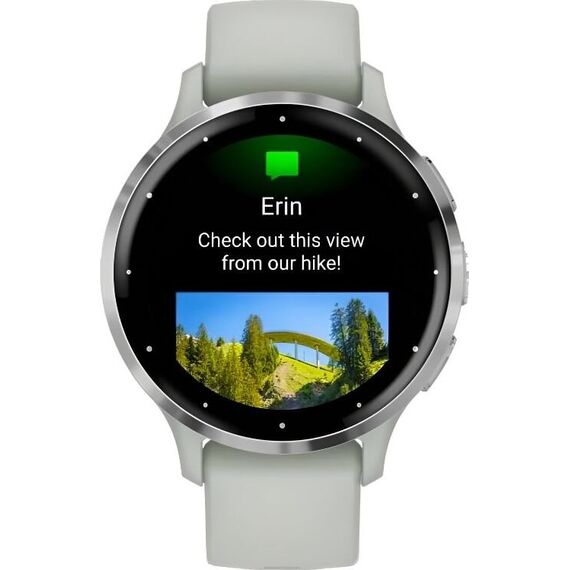 Смарт-часы Garmin Venu 3S Silver Stainless Steel Bezel with Sage Gray Case, Размер корпуса : 41 мм, Цвет: Sage Gray, изображение 5 Смарт-часы Garmin Venu 3S Silver Stainless Steel Bezel with Sage Gray Case, Размер корпуса : 41 мм, Цвет: Sage Gray, изображение 5