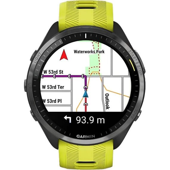 Смарт-часы Garmin Forerunner 965 Carbon Gray DLC Titanium Bezel with Black Case and Amp Yellow/Black, Цвет: Yellow/Black, изображение 3 Смарт-часы Garmin Forerunner 965 Carbon Gray DLC Titanium Bezel with Black Case and Amp Yellow/Black, Цвет: Yellow/Black, изображение 3