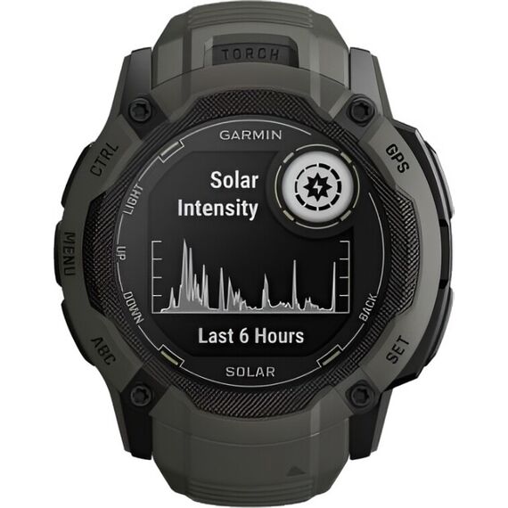 Смарт-часы Garmin Instinct 2X Solar Standard Edition Moss, Версия: Standard, SOLAR (Версии с линзами для зарядки от солнечной батареи собирают солнечную энергию и продлевают срок службы батареи.): Да, Размер корпуса : 50 мм, Цвет: Moss, изображение 3 Смарт-часы Garmin Instinct 2X Solar Standard Edition Moss, Версия: Standard, SOLAR (Версии с линзами для зарядки от солнечной батареи собирают солнечную энергию и продлевают срок службы батареи.): Да, Размер корпуса : 50 мм, Цвет: Moss, изображение 3