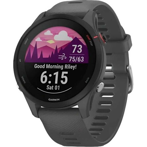 Смарт-часы Garmin Forerunner 255 Slate Gray, Размер корпуса : 46 мм, МУЗЫКА (легко загрузите на часы до 500 песен): Нет, Цвет: Slate Gray