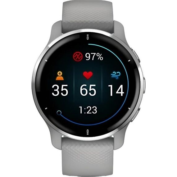 Смарт-часы Garmin Venu 2 Plus Silver Stainless Steel Bezel with Powder Gray Case, Размер корпуса : 43 мм, Цвет: Silver Stainless Steel Bezel with Powder Gray Case, изображение 5 Смарт-часы Garmin Venu 2 Plus Silver Stainless Steel Bezel with Powder Gray Case, Размер корпуса : 43 мм, Цвет: Silver Stainless Steel Bezel with Powder Gray Case, изображение 5
