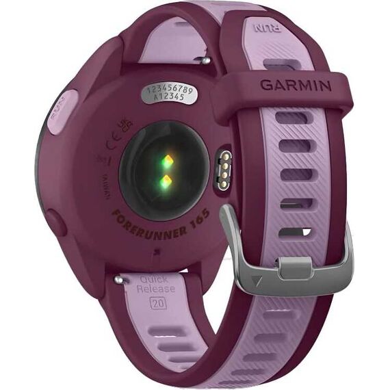 Смарт-часы Garmin Forerunner 165 Music Berry/Lilac, МУЗЫКА (легко загрузите на часы до 500 песен): Да, Цвет: Berry/Lilac, изображение 7 Смарт-часы Garmin Forerunner 165 Music Berry/Lilac, МУЗЫКА (легко загрузите на часы до 500 песен): Да, Цвет: Berry/Lilac, изображение 7