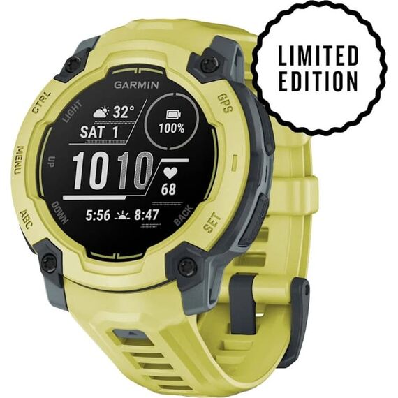 Смарт-часы Garmin Instinct E | 45 mm | Electric Lime with Electric Lime Band, Версия: Instinct E, Размер корпуса : 45 мм, Цвет: Electric Lime