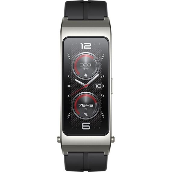 Фитнес-браслет + гарнитура HUAWEI TalkBand B7 Black, Размер корпуса : 48,8 мм, Цвет: Black