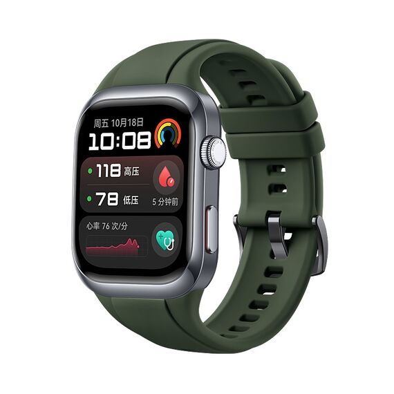 Ремешок для HUAWEI WATCH D2 без датчика давления | M | Green, Модель: Без датчика давления , Тип ремешка : Фторэластомеровый, Цвет ремешка: Зеленый, Размер ремешка : Размер M (130 мм - 160 мм), изображение 2