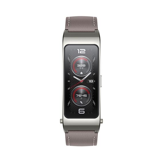 Фитнес-браслет + гарнитура HUAWEI TalkBand B7 Gray, Размер корпуса : 48,8 мм, Цвет: Gray