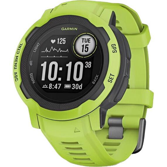 Смарт-часы Garmin Instinct 2 Standard Edition Electric Lime, Версия: Standard, SOLAR (Версии с линзами для зарядки от солнечной батареи собирают солнечную энергию и продлевают срок службы батареи.): Нет, Размер корпуса : 45 мм, Цвет: Electric Lime, изображение 2 Смарт-часы Garmin Instinct 2 Standard Edition Electric Lime, Версия: Standard, SOLAR (Версии с линзами для зарядки от солнечной батареи собирают солнечную энергию и продлевают срок службы батареи.): Нет, Размер корпуса : 45 мм, Цвет: Electric Lime, изображение 2