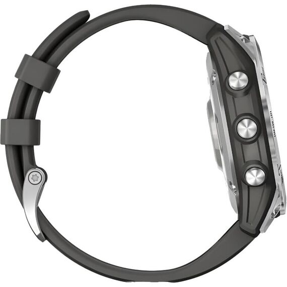 Смарт-часы Garmin Fēnix 7 Standard Edition Silver/Graphite, Версия: Standard, Размер корпуса : 47 мм, Цвет: Silver/Graphite, изображение 6