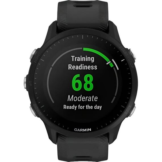 Смарт-часы Garmin Forerunner 955 Black, SOLAR (Версии с линзами для зарядки от солнечной батареи собирают солнечную энергию и продлевают срок службы батареи.): Нет, Цвет: Black, изображение 3 Смарт-часы Garmin Forerunner 955 Black, SOLAR (Версии с линзами для зарядки от солнечной батареи собирают солнечную энергию и продлевают срок службы батареи.): Нет, Цвет: Black, изображение 3