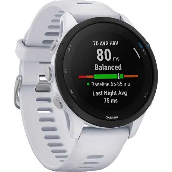 Смарт-часы Garmin Forerunner 255 Music Whitestone, МУЗЫКА (легко загрузите на часы до 500 песен): Да, Размер корпуса : 46 мм, Цвет: Whitestone, изображение 4 Смарт-часы Garmin Forerunner 255 Music Whitestone, МУЗЫКА (легко загрузите на часы до 500 песен): Да, Размер корпуса : 46 мм, Цвет: Whitestone, изображение 4