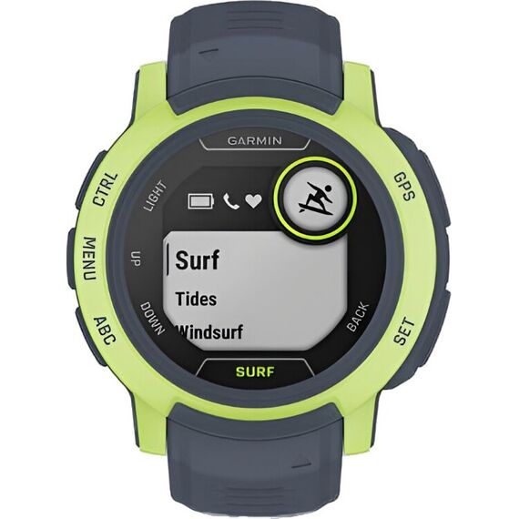 Смарт-часы Garmin Instinct 2 Surf Edition Mavericks, Версия: Surf, SOLAR (Версии с линзами для зарядки от солнечной батареи собирают солнечную энергию и продлевают срок службы батареи.): Нет, Размер корпуса : 45 мм, Цвет: Mavericks, изображение 3 Смарт-часы Garmin Instinct 2 Surf Edition Mavericks, Версия: Surf, SOLAR (Версии с линзами для зарядки от солнечной батареи собирают солнечную энергию и продлевают срок службы батареи.): Нет, Размер корпуса : 45 мм, Цвет: Mavericks, изображение 3