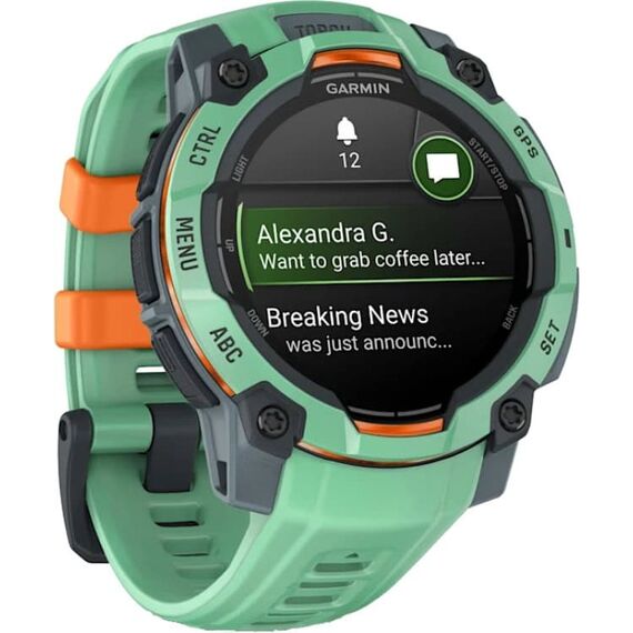 Смарт-часы Garmin Instinct 3 Amoled | 45 mm | Neo Tropic with Neo Tropic Band, Версия: Instinct 3 Amoled, Размер корпуса : 45 мм, Цвет: Neo Tropic, изображение 4 Смарт-часы Garmin Instinct 3 Amoled | 45 mm | Neo Tropic with Neo Tropic Band, Версия: Instinct 3 Amoled, Размер корпуса : 45 мм, Цвет: Neo Tropic, изображение 4
