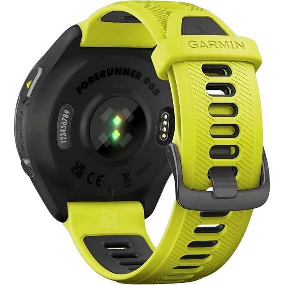Смарт-часы Garmin Forerunner 965 Carbon Gray DLC Titanium Bezel with Black Case and Amp Yellow/Black, Цвет: Yellow/Black, изображение 6 Смарт-часы Garmin Forerunner 965 Carbon Gray DLC Titanium Bezel with Black Case and Amp Yellow/Black, Цвет: Yellow/Black, изображение 6