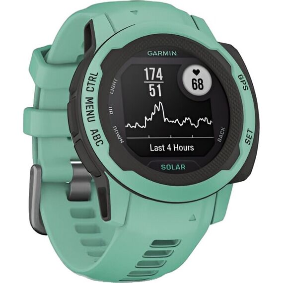 Смарт-часы Garmin Instinct 2S Solar Standard Edition Neo Tropic, Версия: Standard, SOLAR (Версии с линзами для зарядки от солнечной батареи собирают солнечную энергию и продлевают срок службы батареи.): Да, Размер корпуса : 40 мм, Цвет: Neo Tropic, изображение 4 Смарт-часы Garmin Instinct 2S Solar Standard Edition Neo Tropic, Версия: Standard, SOLAR (Версии с линзами для зарядки от солнечной батареи собирают солнечную энергию и продлевают срок службы батареи.): Да, Размер корпуса : 40 мм, Цвет: Neo Tropic, изображение 4