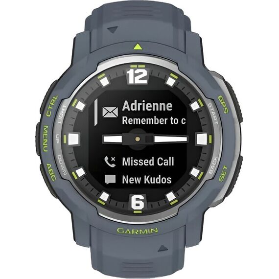 Смарт-часы Garmin Instinct Crossover Standard Edition Blue Granite, Версия: Standard, SOLAR (Версии с линзами для зарядки от солнечной батареи собирают солнечную энергию и продлевают срок службы батареи.): Нет, Цвет: Blue Granite, изображение 3 Смарт-часы Garmin Instinct Crossover Standard Edition Blue Granite, Версия: Standard, SOLAR (Версии с линзами для зарядки от солнечной батареи собирают солнечную энергию и продлевают срок службы батареи.): Нет, Цвет: Blue Granite, изображение 3