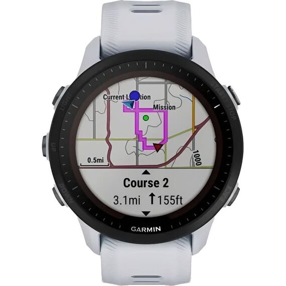 Смарт-часы Garmin Forerunner 955 Solar Whitestone, SOLAR (Версии с линзами для зарядки от солнечной батареи собирают солнечную энергию и продлевают срок службы батареи.): Да, Цвет: Whitestone, изображение 5 Смарт-часы Garmin Forerunner 955 Solar Whitestone, SOLAR (Версии с линзами для зарядки от солнечной батареи собирают солнечную энергию и продлевают срок службы батареи.): Да, Цвет: Whitestone, изображение 5