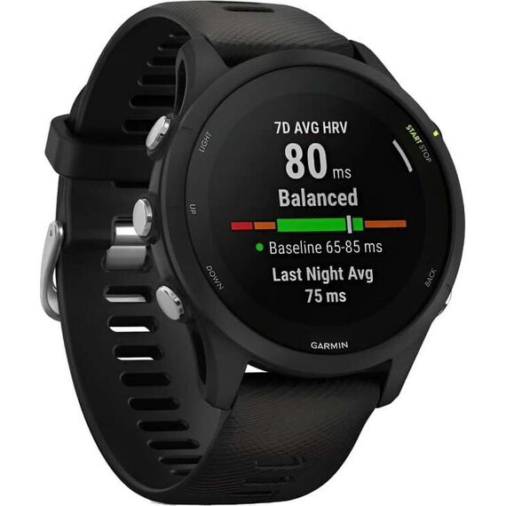 Смарт-часы Garmin Forerunner 255 Music Black, МУЗЫКА (легко загрузите на часы до 500 песен): Да, Размер корпуса : 46 мм, Цвет: Black, изображение 4 Смарт-часы Garmin Forerunner 255 Music Black, МУЗЫКА (легко загрузите на часы до 500 песен): Да, Размер корпуса : 46 мм, Цвет: Black, изображение 4
