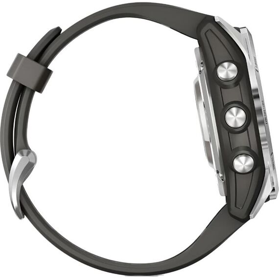 Смарт-часы Garmin Fēnix 7S Pro Solar Edition Silver/Graphite, Версия: Pro | Solar, Размер корпуса : 42 мм, Цвет: Silver/Graphite, изображение 6