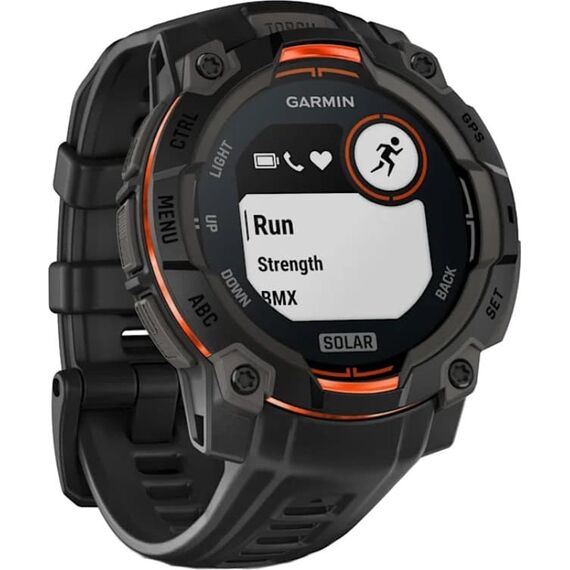 Смарт-часы Garmin Instinct 3 Solar | 45 mm | Black with Black Band, Версия: Instinct 3 Solar, Размер корпуса : 45 мм, Цвет: Black, изображение 4 Смарт-часы Garmin Instinct 3 Solar | 45 mm | Black with Black Band, Версия: Instinct 3 Solar, Размер корпуса : 45 мм, Цвет: Black, изображение 4
