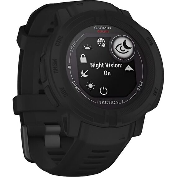 Смарт-часы Garmin Instinct 2 Solar Tactical Edition Black, Версия: Tactical, SOLAR (Версии с линзами для зарядки от солнечной батареи собирают солнечную энергию и продлевают срок службы батареи.): Да, Размер корпуса : 45 мм, Цвет: Black, изображение 4 Смарт-часы Garmin Instinct 2 Solar Tactical Edition Black, Версия: Tactical, SOLAR (Версии с линзами для зарядки от солнечной батареи собирают солнечную энергию и продлевают срок службы батареи.): Да, Размер корпуса : 45 мм, Цвет: Black, изображение 4