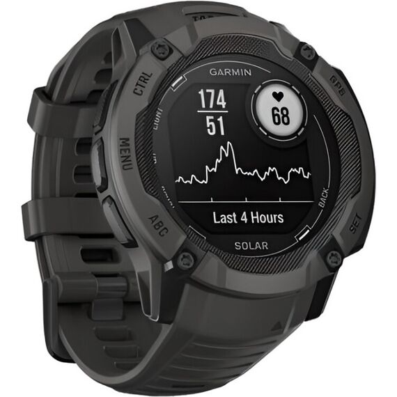 Смарт-часы Garmin Instinct 2X Solar Standard Edition Graphite, Версия: Standard, SOLAR (Версии с линзами для зарядки от солнечной батареи собирают солнечную энергию и продлевают срок службы батареи.): Да, Размер корпуса : 50 мм, Цвет: Graphite, изображение 4 Смарт-часы Garmin Instinct 2X Solar Standard Edition Graphite, Версия: Standard, SOLAR (Версии с линзами для зарядки от солнечной батареи собирают солнечную энергию и продлевают срок службы батареи.): Да, Размер корпуса : 50 мм, Цвет: Graphite, изображение 4