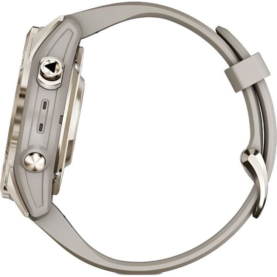 Смарт-часы Garmin Fēnix 7S Pro Sapphire Solar Edition Soft Gold/Light Sand, Версия: Pro | Sapphire Solar, Размер корпуса : 42 мм, Цвет: Soft Gold/Light Sand, изображение 8