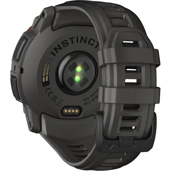 Смарт-часы Garmin Instinct 3 Solar | 50 mm | Black with Charcoal Band, Версия: Instinct 3 Solar, Размер корпуса : 50 мм, Цвет: Black/Charcoal, изображение 6 Смарт-часы Garmin Instinct 3 Solar | 50 mm | Black with Charcoal Band, Версия: Instinct 3 Solar, Размер корпуса : 50 мм, Цвет: Black/Charcoal, изображение 6
