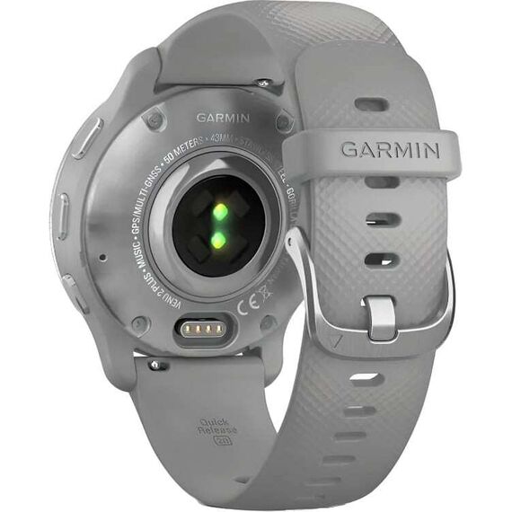Смарт-часы Garmin Venu 2 Plus Silver Stainless Steel Bezel with Powder Gray Case, Размер корпуса : 43 мм, Цвет: Silver Stainless Steel Bezel with Powder Gray Case, изображение 7 Смарт-часы Garmin Venu 2 Plus Silver Stainless Steel Bezel with Powder Gray Case, Размер корпуса : 43 мм, Цвет: Silver Stainless Steel Bezel with Powder Gray Case, изображение 7
