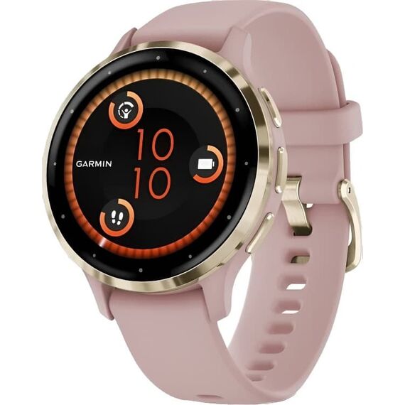 Смарт-часы Garmin Venu 3S Soft Gold Stainless Steel Bezel with Dust Rose Case, Размер корпуса : 41 мм, Цвет: Dust Rose, изображение 2 Смарт-часы Garmin Venu 3S Soft Gold Stainless Steel Bezel with Dust Rose Case, Размер корпуса : 41 мм, Цвет: Dust Rose, изображение 2