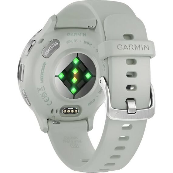 Смарт-часы Garmin Venu 3S Silver Stainless Steel Bezel with Sage Gray Case, Размер корпуса : 41 мм, Цвет: Sage Gray, изображение 7 Смарт-часы Garmin Venu 3S Silver Stainless Steel Bezel with Sage Gray Case, Размер корпуса : 41 мм, Цвет: Sage Gray, изображение 7