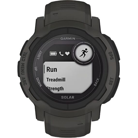 Смарт-часы Garmin Instinct 2 Solar Standard Edition Graphite, Версия: Standard, SOLAR (Версии с линзами для зарядки от солнечной батареи собирают солнечную энергию и продлевают срок службы батареи.): Да, Размер корпуса : 45 мм, Цвет: Graphite, изображение 5 Смарт-часы Garmin Instinct 2 Solar Standard Edition Graphite, Версия: Standard, SOLAR (Версии с линзами для зарядки от солнечной батареи собирают солнечную энергию и продлевают срок службы батареи.): Да, Размер корпуса : 45 мм, Цвет: Graphite, изображение 5