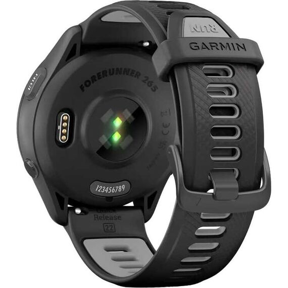 Смарт-часы Garmin Forerunner 265 Black/Powder Gray, Размер корпуса : 46 мм, Цвет: Black/Powder Gray, изображение 7 Смарт-часы Garmin Forerunner 265 Black/Powder Gray, Размер корпуса : 46 мм, Цвет: Black/Powder Gray, изображение 7