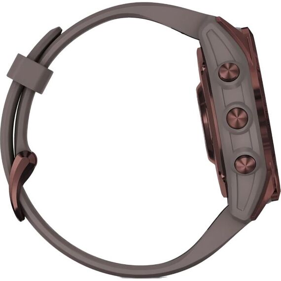 Смарт-часы Garmin Fēnix 7S Sapphire Solar Edition Dark Bronze Titanium/Shale Gray, Версия: Sapphire Solar, Размер корпуса : 42 мм, Цвет: Dark Bronze Titanium/Shale Gray, изображение 6