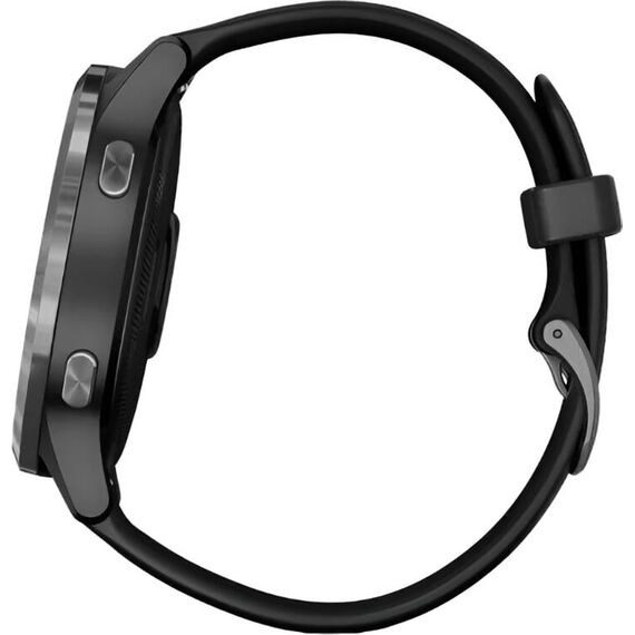 Смарт-часы Garmin Vívoactive 4 Slate Stainless Steel Bezel/Black, Размер корпуса : 45 мм, Цвет: Black, изображение 8 Смарт-часы Garmin Vívoactive 4 Slate Stainless Steel Bezel/Black, Размер корпуса : 45 мм, Цвет: Black, изображение 8