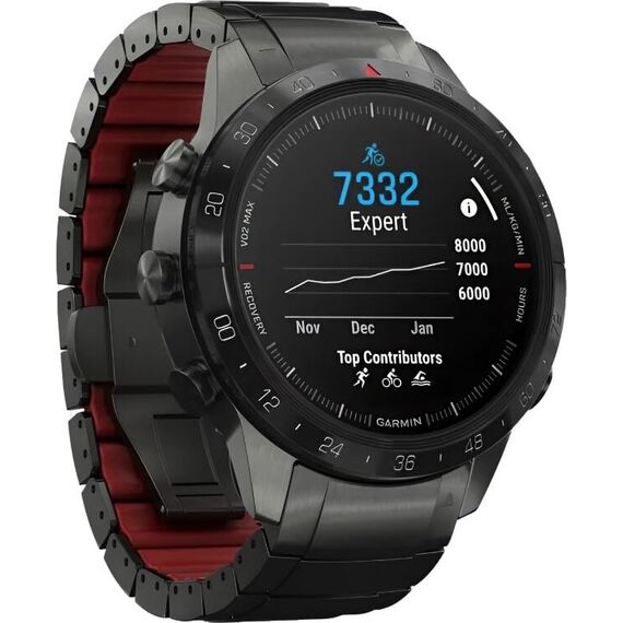 Смарт-часы Garmin Marq Athlete (Gen 2) Performance Edition, Версия: Athlete: Performance Edition, Материал корпуса: Титан (Grade 5) с DLC, изображение 4 Смарт-часы Garmin Marq Athlete (Gen 2) Performance Edition, Версия: Athlete: Performance Edition, Материал корпуса: Титан (Grade 5) с DLC, изображение 4