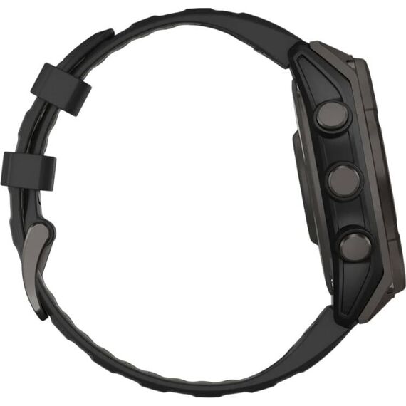Смарт-часы Garmin Fēnix 8 Solar | 47 mm | Black/Pebble Gray, Версия: Solar, Размер корпуса : 47 мм, Цвет: Black/Pebble Gray, изображение 5 Смарт-часы Garmin Fēnix 8 Solar | 47 mm | Black/Pebble Gray, Версия: Solar, Размер корпуса : 47 мм, Цвет: Black/Pebble Gray, изображение 5