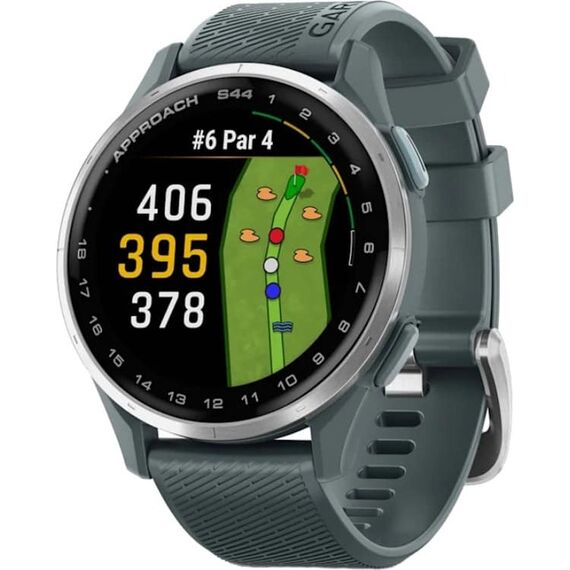 Смарт-часы Garmin Approach S44 Silver Aluminum Bezel/Twilight, Версия: S44, Цвет: Silver Aluminum Bezel/Twilight