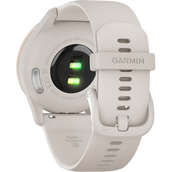 Смарт-часы Garmin Vívomove Trend Peach Gold Stainless Steel Bezel/Ivory, Версия: Vívomove Trend, Цвет: Peach Gold Stainless Steel Bezel/Ivory, изображение 7 Смарт-часы Garmin Vívomove Trend Peach Gold Stainless Steel Bezel/Ivory, Версия: Vívomove Trend, Цвет: Peach Gold Stainless Steel Bezel/Ivory, изображение 7