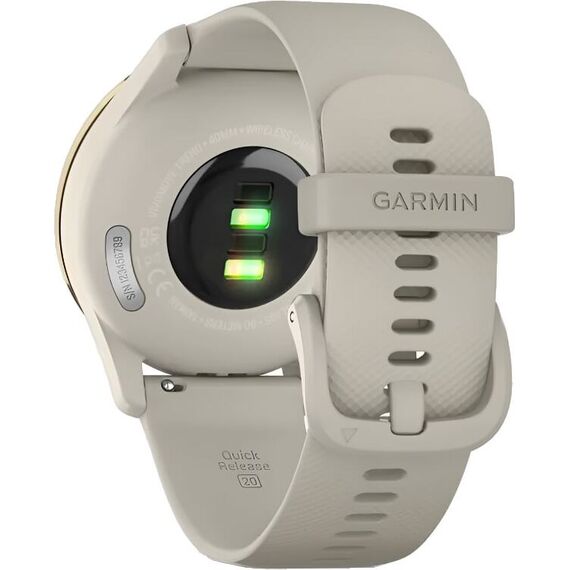 Смарт-часы Garmin Vívomove Trend Cream Gold Stainless Steel Bezel/French Gray, Версия: Vívomove Trend, Цвет: Cream Gold Stainless Steel Bezel/French Gray, изображение 7 Смарт-часы Garmin Vívomove Trend Cream Gold Stainless Steel Bezel/French Gray, Версия: Vívomove Trend, Цвет: Cream Gold Stainless Steel Bezel/French Gray, изображение 7
