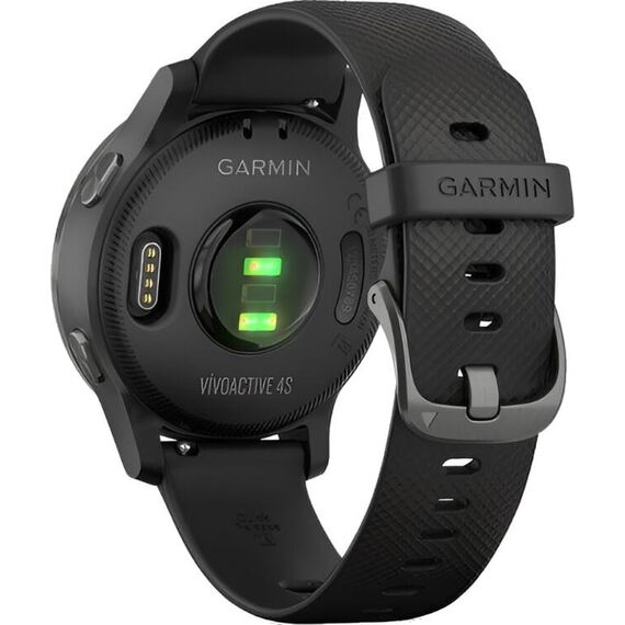 Смарт-часы Garmin Vívoactive 4S Slate Stainless Steel Bezel/Black, Размер корпуса : 40 мм, Цвет: Black, изображение 7 Смарт-часы Garmin Vívoactive 4S Slate Stainless Steel Bezel/Black, Размер корпуса : 40 мм, Цвет: Black, изображение 7