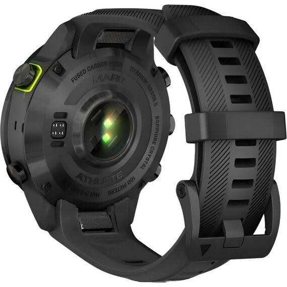 Смарт-часы Garmin Marq Athlete (Gen 2) Carbon Edition, Версия: Athlete, Материал корпуса: Плавленое углеродное волокно с титановой задней крышкой, изображение 7 Смарт-часы Garmin Marq Athlete (Gen 2) Carbon Edition, Версия: Athlete, Материал корпуса: Плавленое углеродное волокно с титановой задней крышкой, изображение 7