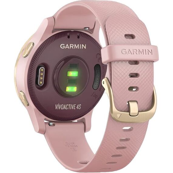 Смарт-часы Garmin Vívoactive 4S Light Gold Stainless Steel Bezel/Dust Rose, Размер корпуса : 40 мм, Цвет: Dust Rose, изображение 7 Смарт-часы Garmin Vívoactive 4S Light Gold Stainless Steel Bezel/Dust Rose, Размер корпуса : 40 мм, Цвет: Dust Rose, изображение 7