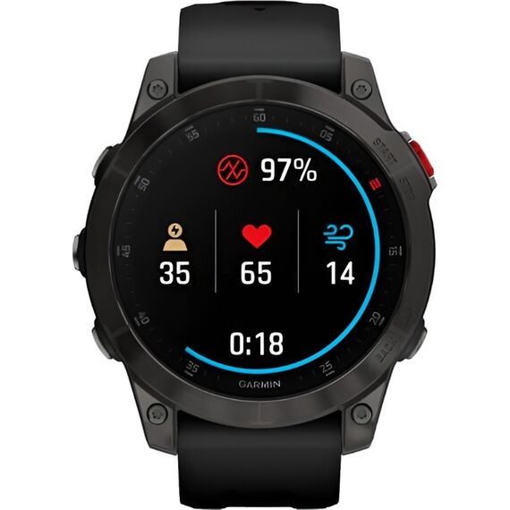 Смарт-часы Garmin Epix (Gen 2) Sapphire Edition | 47 mm | Black Titanium, Версия: Sapphire, Цвет: Black Titanium, изображение 5 Смарт-часы Garmin Epix (Gen 2) Sapphire Edition | 47 mm | Black Titanium, Версия: Sapphire, Цвет: Black Titanium, изображение 5