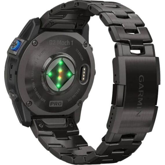 Смарт-часы Garmin D2 Mach 1 Pro Aviator Smartwatch/Vented Titanium, Размер корпуса : 51 мм, Цвет: Vented Titanium, изображение 7 Смарт-часы Garmin D2 Mach 1 Pro Aviator Smartwatch/Vented Titanium, Размер корпуса : 51 мм, Цвет: Vented Titanium, изображение 7
