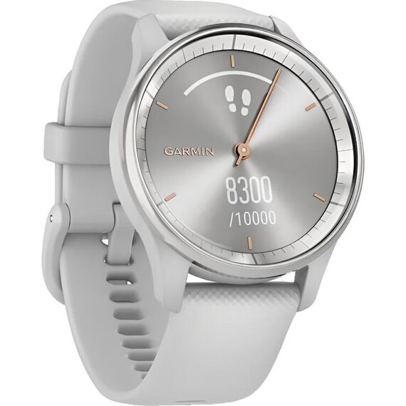 Смарт-часы Garmin Vívomove Trend Silver Stainless Steel Bezel/Mist Gray, Версия: Vívomove Trend, Цвет: Silver Stainless Steel Bezel/Mist Gray, изображение 4 Смарт-часы Garmin Vívomove Trend Silver Stainless Steel Bezel/Mist Gray, Версия: Vívomove Trend, Цвет: Silver Stainless Steel Bezel/Mist Gray, изображение 4