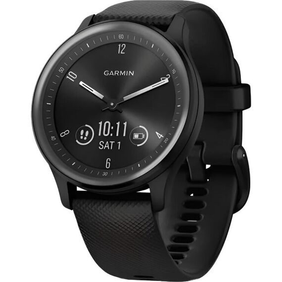 Смарт-часы Garmin Vívomove Sport Black Case/Slate Accents, Версия: Vívomove Sport, Цвет: Black Case/Slate Accents