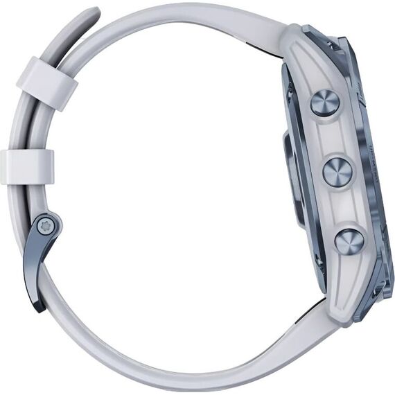Смарт-часы Garmin Fēnix 7X Sapphire Solar Edition Mineral Blue Titanium/Whitestone, Версия: Sapphire Solar, Размер корпуса : 51 мм, Цвет: Mineral Blue Titanium/Whitestone, изображение 6