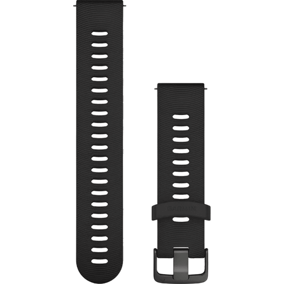 Ремешок сменный Garmin Quick Release | 20 мм | Black/Slate Hardware, Цвет: Black/Slate Hardware